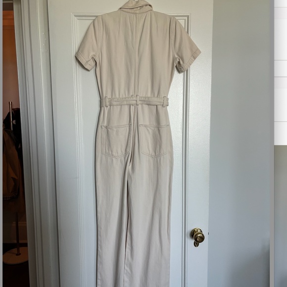 Reformation Off White Denim Jumpsuit - Picture 3 of 3
